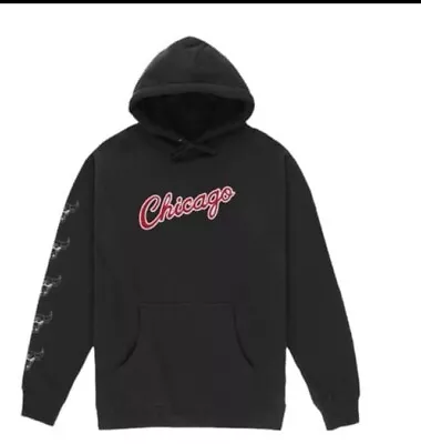 Mitchell & Ness Chicago Bulls Windy City World Tour Hoodie Mens L • $40.99