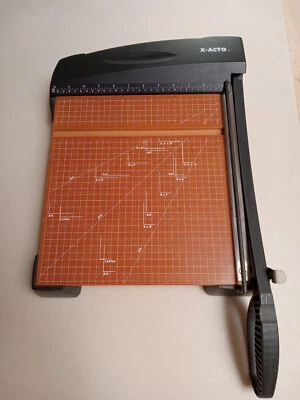 $29.95 • Buy X-ACTO Paper Cutter 12 Sheet Heavy-Duty Wood Base , 12x12 Plate