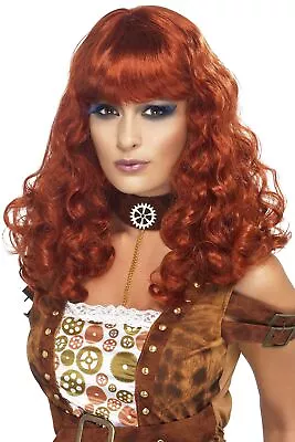 Smiffys Steam Punk Female Wig Auburn • $8.88