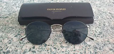 Oliver Peoples Silver Frame Sunglasses. OV1186S 5306R5 Coleridge Sun. With Case. • £99.99