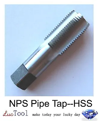 1/2-14 NPS Pipe Tap HSS Straight Pipe Thread Bright Inner Threading Premium • $21.99