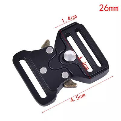 Quick Side Release Metal Strap Buckles For Webbing Bags Luggage Accessories • $7.98