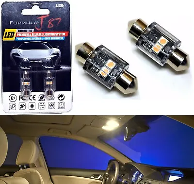 LED Light Canbus Error Free DE3021 5W Warm White Two Bulb Interior Map Replace • $11.25