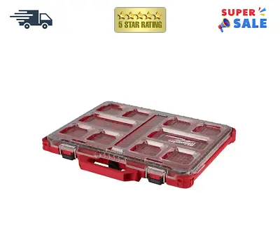 Milwaukee 48-22-8431 10-Compartment Durable PACKOUT Low-Profile Tool Organizer • $49.99