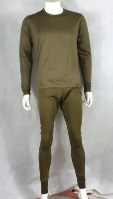 £6.99 • Buy Genuine Surplus British Army Wicking Thermal Top Vest Long Johns Light Olive G1