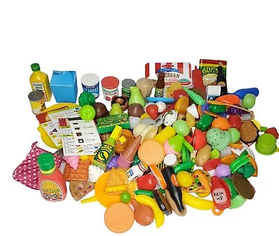 Play Food Toy 170 Pc LOT Pizza Taco Cookies  Fruits Vegetables Melissa Doug More • $54.99