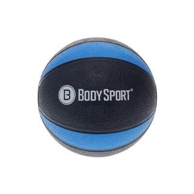 Body Sport Medicine Ball 2 Lb. 23.2-Inch Circumference Blue/Black – Weighted • $29.99