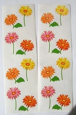  Mrs. Grossman's Vintage African Lily Flowers STickers 2 Strips FREE SHIPPING • $3.50