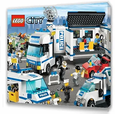 £7.49 • Buy Lego City Police Kids Bedroom Canvas Picture