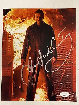 Michael Myers James Jude Courtney Signed Autographed Photo Proof Jsa Coa Af66923 • $75