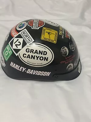 $65 • Buy Harley Davidson Vintage Helmet Women’s XS 53-54 Cm With Stickers