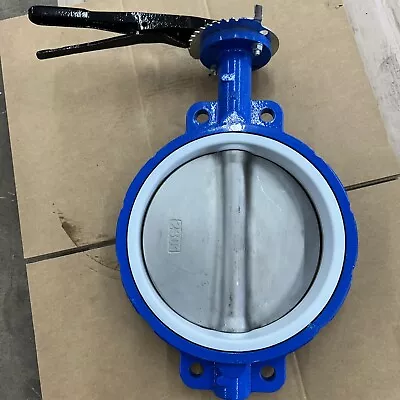 12” Butterfly Valve Wafer Teflon Seat Stainless CF8M Disc Grooved Body ANSI 150 • $795