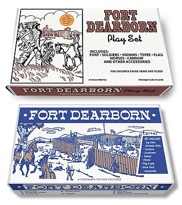 Marx Fort Dearborn Play Set Box • $79.99