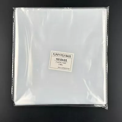 100 - 45 RPM Vinyl Record Album Sleeves Plastic Clear Outer Sleeve Covers • $11.50