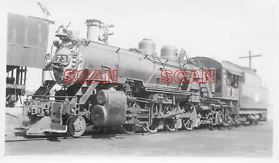 1E900E RP 1948/70s  MIDLAND VALLEY RAILROAD 2-8-2 LOCO #73 WICHITA KS • $8.99