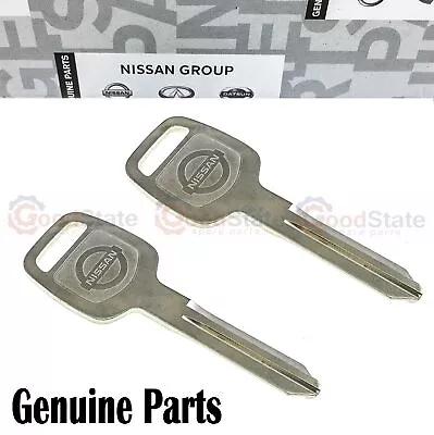 GENUINE Nissan Navara D22 D40T THAI Patrol Y61 GU Elgrand E50 Uncut Blank Key X2 • $36.17