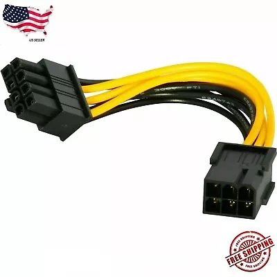 6-pin To 8-pin PCI Express Power Converter Cable For GPU Video Card PCIE PCI-E • $3.14