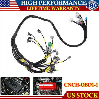 Engine Wiring Harness For Honda Civic Integra B16 D16 B18 OBD1 Budget D&B-series • $56.99