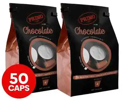 $18.19 • Buy Nespresso Compatible Coffee Pods 50 X Hot Chocolate Capsules Rich Creamy Cocoa