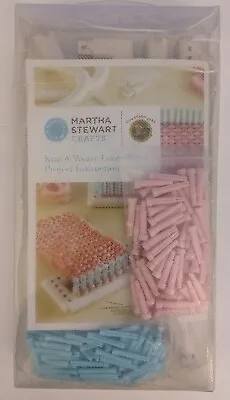 Martha Stewart Knit And Weave Loom Kit Lion Brand Crafting Kniting Weaving  EUC • $14.99