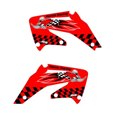 CRF450 2002-2004 Shroud Graphics Woody Style Red FREE SHIPPING!!! • $65