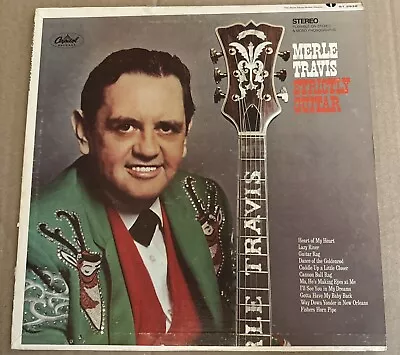 MERLE TRAVIS Strictly Guitar LP 1968 Capitol ST 2938 VG/VG+ • $9.99