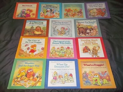Lot Of 13 Vintage FRAGGLE ROCK Hardcovers - Weekly Reader / Muppet Press 1980s • $22.99