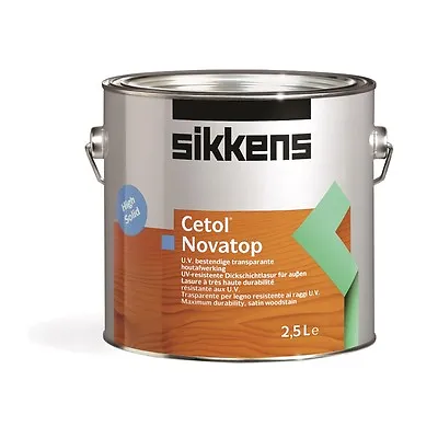 £55.99 • Buy Sikkens Woodstain Novatop 2.5LT  ALL AVAILABLE COLOURS  (New Stock)