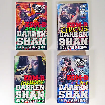 Job Lot Bundle Of 4 X Darren Shan ZOM-B Paperback Books Inc City Angels & Misso • £9.99