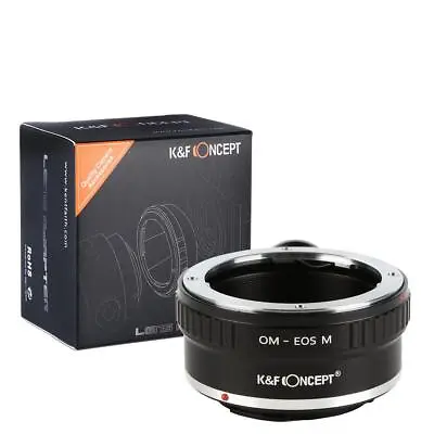 K&F Concept Olympus OM Lenses To Canon EOS M Camera Mount Adapter & Tripod Mount • £20.99