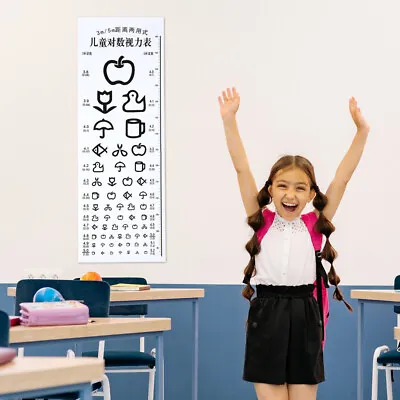 £4 • Buy Eye Chart For Kids Eye Test Chart Visual Acuity Chart Eye Check Up Chart