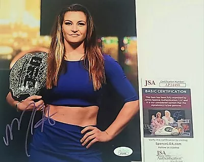 Miesha Tate Signed MMA UFC Superstar 8x10 Photo Autograph JSA COA • $99.99