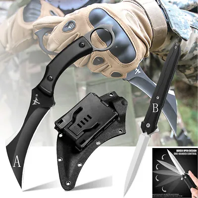 Tactical Dagger Knife Combat Fixed Blade Hunting Military OUTDOOR RESCUE KNIVES • $11.99