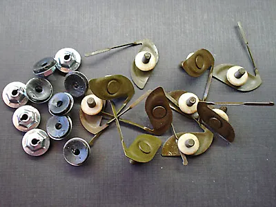 10 Pcs NOS Fender Quarter Moulding Clips Sealer Nuts For 3/4  To 1  Chevy Buick • $19.95