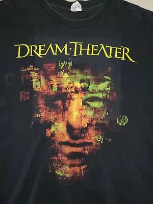 $25.99 • Buy Rare Vintage Dream Theater Concert Cotton Shirt Black Unisex FN1421