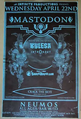 Mastodon Poster 2009 Original Concert Show Flyer W/Kylesa • $15