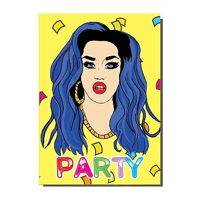 Adore Delano Party Drag Race Queen Birthday / Greetings Card  • £2.50