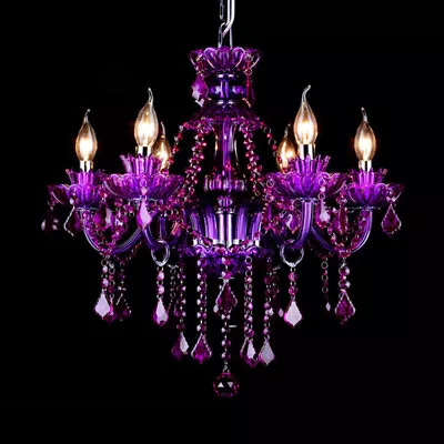 Modern Luxury Crystal Chandelier Room Lighting Glass Pendant Lamp Fixture Indoor • $159