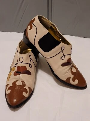 $99.99 • Buy Zalo Country Style Horses Leather Boots Zalo Size 6 M Shoe Booties WESTERN 