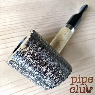 Missouri Meerschaum Dagner Poker Polished Corn Cob Pipe W/ BLACK Acrylic Stem • $34.99