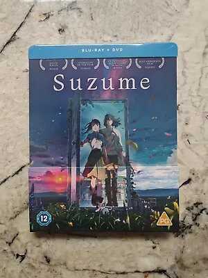Makoto Shinkai's  Suzume  Exclusive Blu Ray Steelbook (European Exclusive)... • $59.99