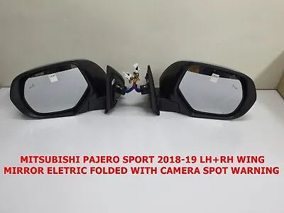 $600 • Buy Pair Genuine Wing Mirror Eletric Folded With Camera Spot Warning For Pajero