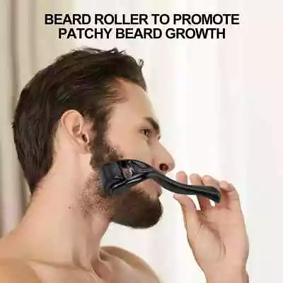 Micro Needle Derma Roller Beard Hair Regeneration Skin Care Growth • $14.99