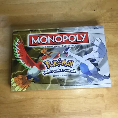 Monopoly Pokemon Johto Edition Board Game Complete 2016 Hasbro • $26.99