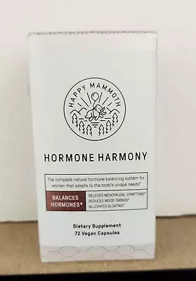 Happy Mammoth Hormone Harmony Dietary Supplement 72 Vegan Capsules NEW! Exp 2025 • $45