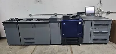 Konica Minolta AccurioPress C3080 W/ Envelope Fuser Booklet Finisher And Fiery • $20000