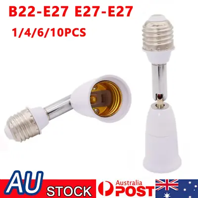 B22-E27 E27-E27 Extension Extender LED Light Bulb Lamp Adapter Socket Converter • $13.88