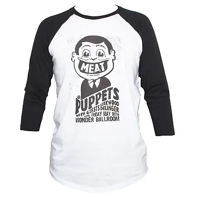 Meat Puppets Hardcore Punk Rock Metal Grunge Baseball T Shirt 3/4 Sleeve Unisex • $26.23