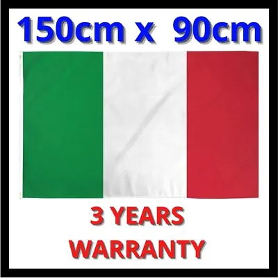90cm X 150cm Large Italian Italy Flag Pride Heavy Duty Soccer Italia Banner • $8.99