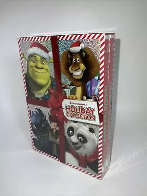 DreamWorks Holiday Collection 2-Disc DVD Set Shrek Madagascar Dragon Panda New • $4.99